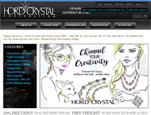 Tablet Screenshot of hordcrystal.com